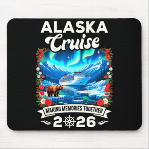 Alaska-Kreuzfahrt 2026 passende Familie und Freund Mousepad