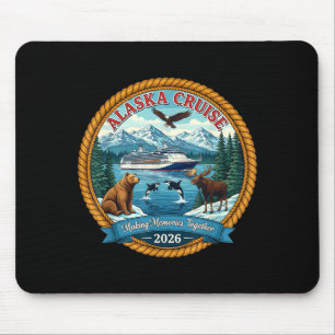Alaska-Kreuzfahrt 2026 passende Freunde und Famili Mousepad