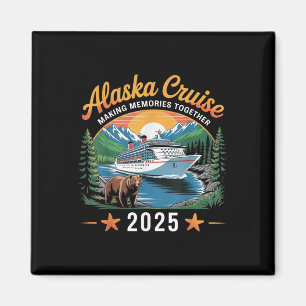 Alaska-Kreuzfahrt Erinnerungen Schaffend 2025 Fami Magnet