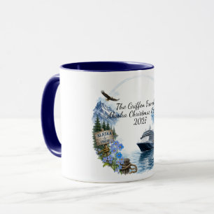 Alaska-Kreuzfahrt Familien-Gruppentrip Geschenk Tasse