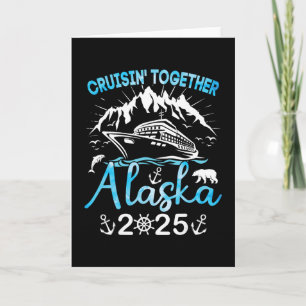 Alaska-Kreuzfahrt-Schiffs-Urlaubsreise 2025 Famili Karte