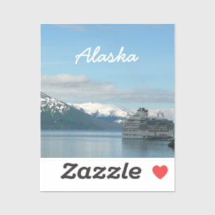 Alaska-Kreuzfahrt-Urlaub-Reisefotografie Aufkleber