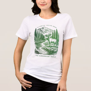 Alaska-Kreuzfahrtschiff-Einschiffung Benutzerdefin Tri-Blend Shirt