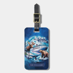 Alaska-Kreuzfahrtschiff-Gepäckanhänger Gepäckanhänger