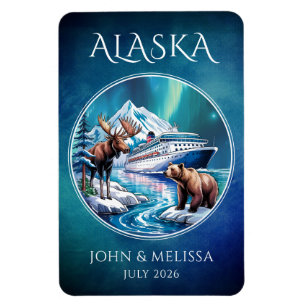Alaska-Kreuzfahrtschiff-Kabinenmagnet Magnet