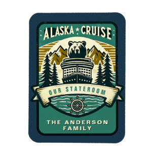 Alaska-Kreuzfahrtschiff-Kabinenmagnet Magnet