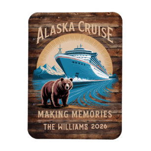 Alaska-Kreuzfahrtschiff-Kabinenmagnet Magnet
