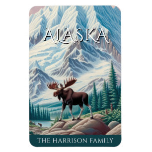 Alaska-Kreuzfahrtschiff-Kabinenmagnet Magnet