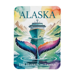 Alaska-Kreuzfahrtschiff-Kabinenmagnet Magnet