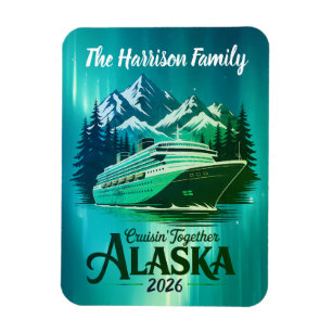 Alaska-Kreuzfahrtschiff-Kabinenmagnet Magnet