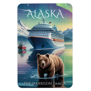 Alaska-Kreuzfahrtschiff-Kabinenmagnet Magnet