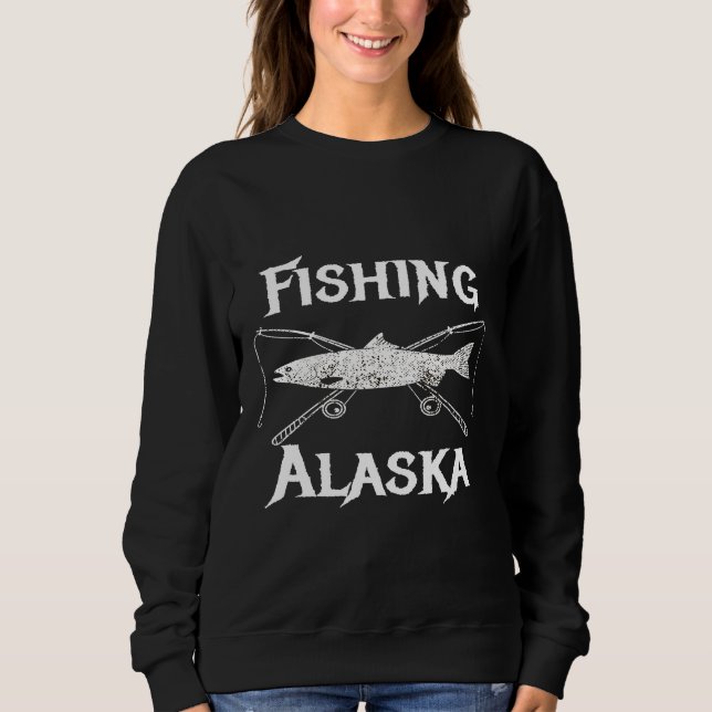 Alaska-Lachs Sweatshirt (Vorderseite)