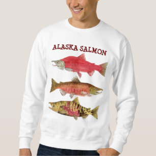 Alaska-Lachse Sweatshirt
