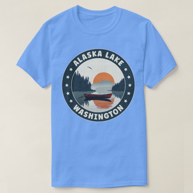 Alaska Lake Washington Sunset TShirt (Design vorne)