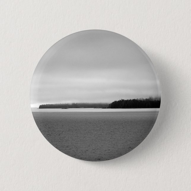 Alaska-Landschaft Button (Vorderseite)
