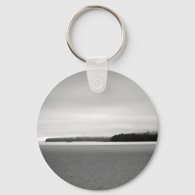 Alaska-Landschaft Schlüsselanhänger (Vorderseite)