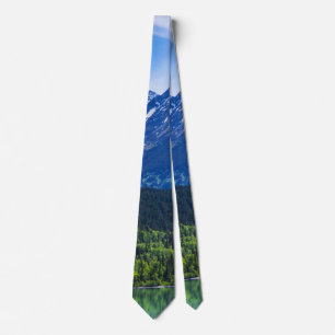 Alaska Landschaftlich Byway Mountain Neck Tie Krawatte