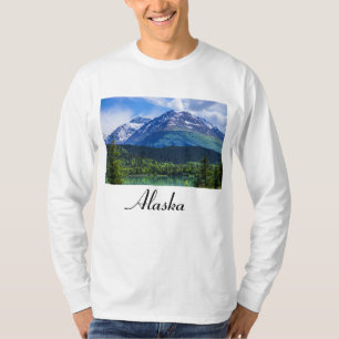 Alaska Landschaftlich Byway Mountain T-Shirt