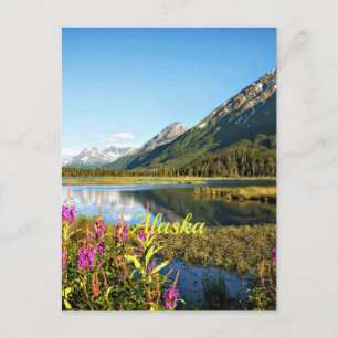 Alaska, landschaftliche Kulisse, Postkarte