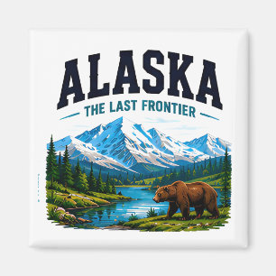 Alaska Last Frontier Abenteuer Magnet