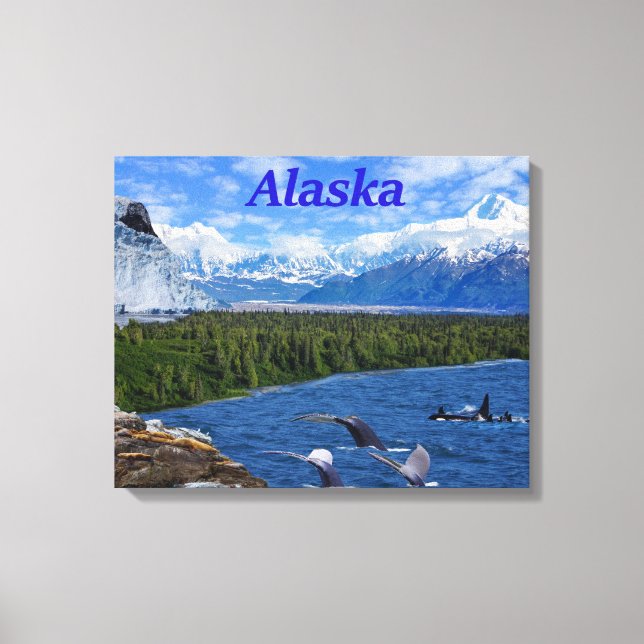 Alaska Leinwanddruck (Vorderseite)