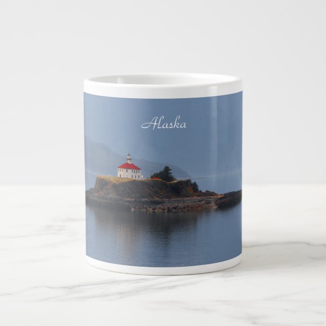 Alaska, Leuchtturm, Insel, Fotografie, Tasse (Vorderseite)