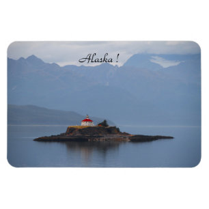 Alaska, Leuchtturm, Ozean, Fotografie, Magnet