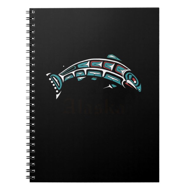 Alaska Lmon Fishing Native American Indigeny Notizblock (Vorderseite)