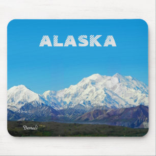 Alaska Magnet Souvenir Geschenk Denali Berg Mousepad