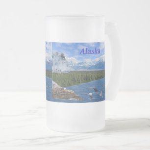 Alaska Mattiert Glass Beer Tasse