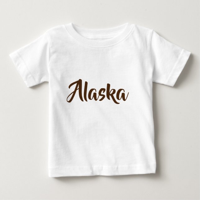 Alaska Monogram Baby T-shirt (Vorderseite)