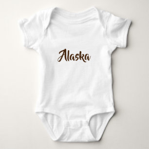 Alaska Monogramm Baby Strampler