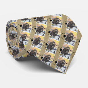 Alaska Muskox Postage Briefmarke Souvenir Krawatte