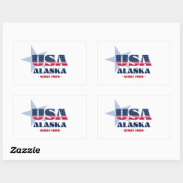 Alaska My Zuhause Staat Sticker