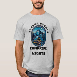 Alaska Nächte, Campfire Leuchten T-Shirt