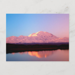 Alaska, Nationalpark Denali, McKinley bei Postkarte