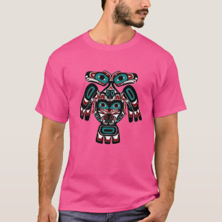 Alaska Native American Indian Tlingit Adler Bär C T-Shirt