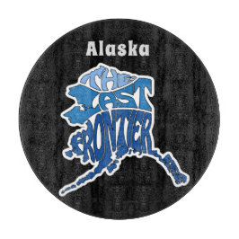 Alaska Nickname Word Art Schneidebrett