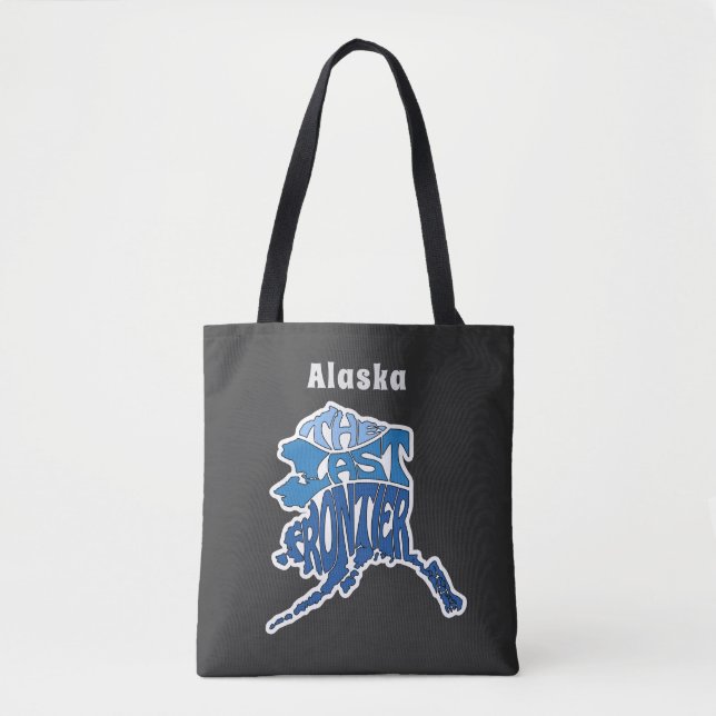 Alaska Nickname Word Art Tasche (Vorderseite)