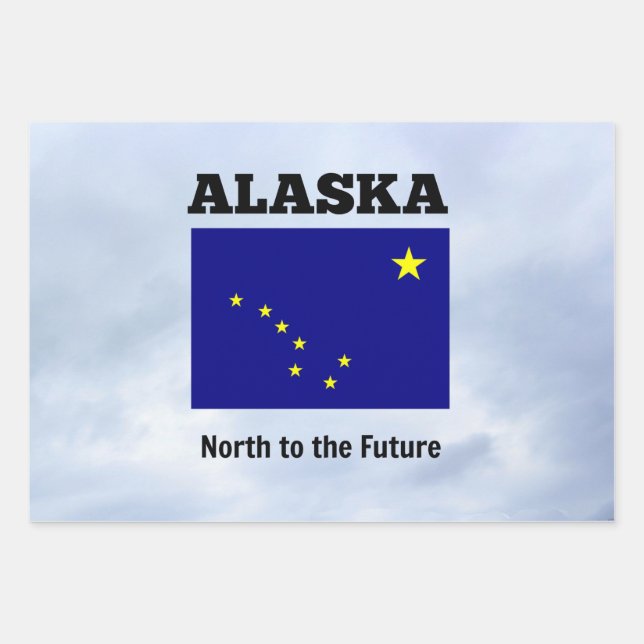 Alaska, Nord in die Zukunft Geschenkpapier Set (Vorderseite)