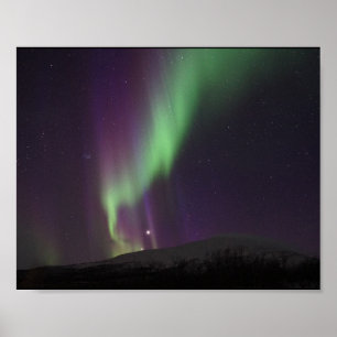 Alaska Nördliches-Licht-Himmel Nacht Schön Poster