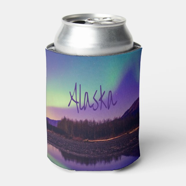Alaska Nordlichter - See Dosenkühler (Kanne Vorderseite)
