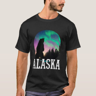 Alaska Nothern Lights Urlaub T-Shirt