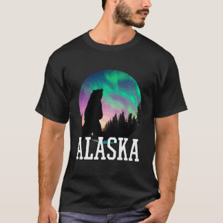 Alaska Nothern Lights Viewing Vacation T-Shirt