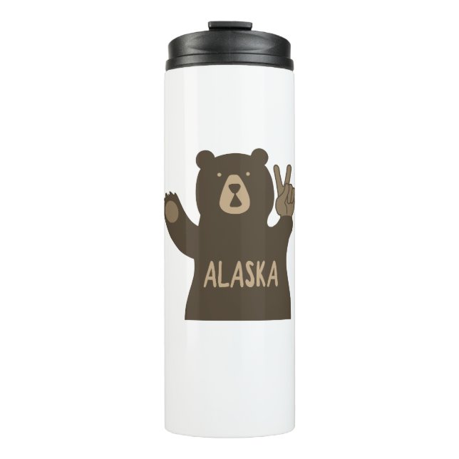 Alaska Peace Bear Thermosbecher (Vorderseite)