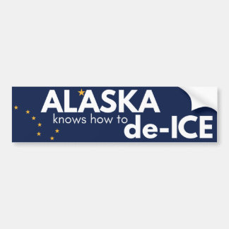 Alaska politischer Aufkleber für Stoßstangen Autoaufkleber