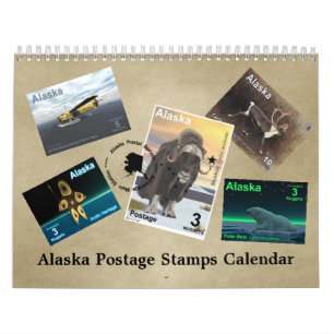 Alaska Postage Briefmarke Kalender