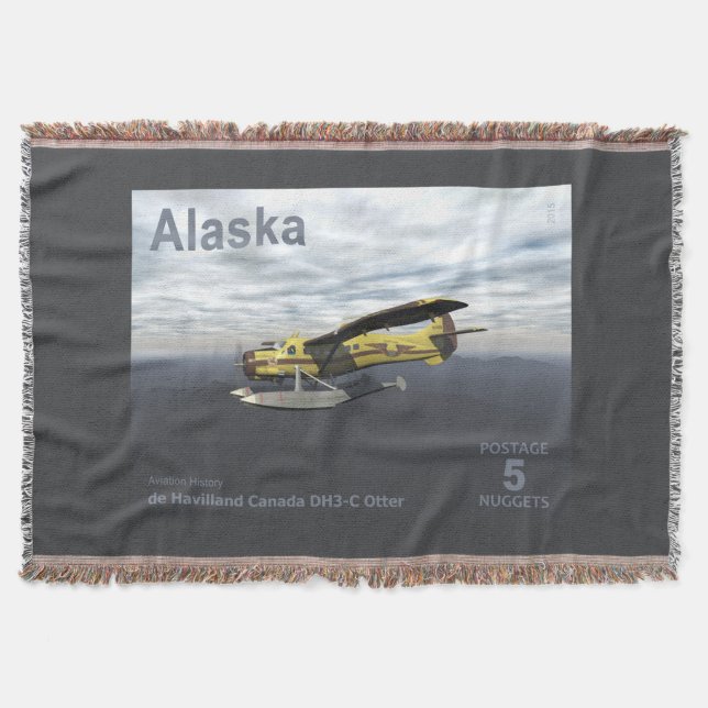 Alaska Postage - de Havilland DH3-C Otter Decke (Vorderseite)