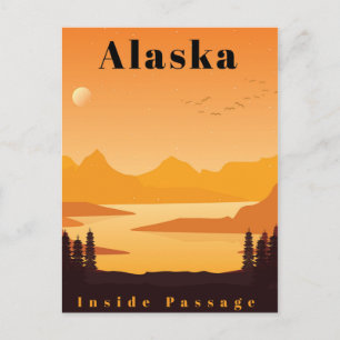 Alaska Postkarte