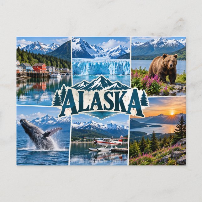 Alaska  postkarte (Vorderseite)